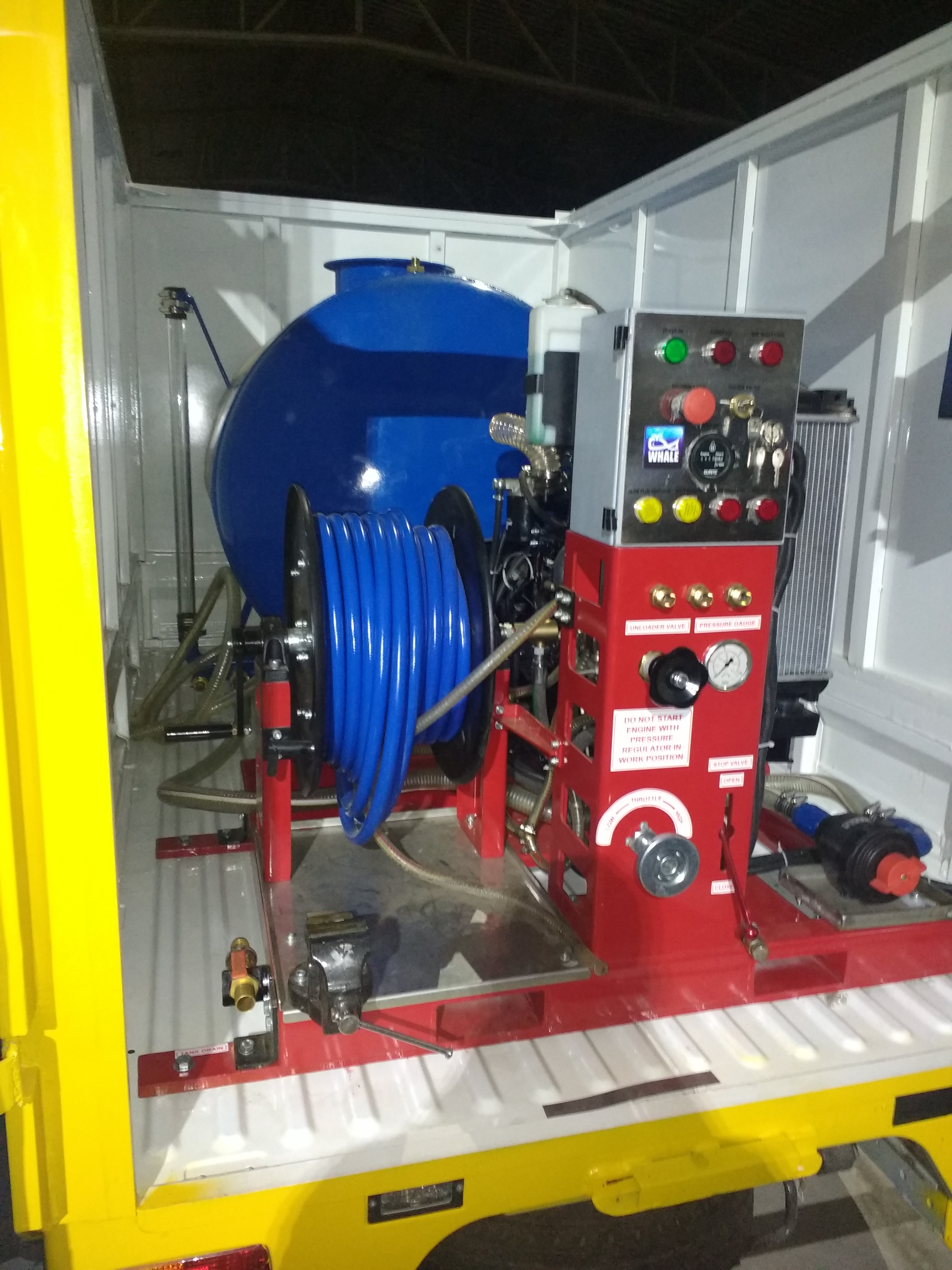 Litejet Pro Sewer Jetting Machine - Color: Yellow