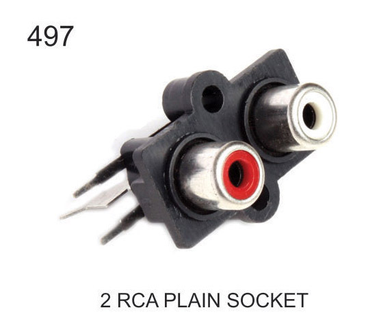 2 RCA PLAIN SOCKET