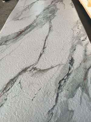 Embossed Texture Marble Pattern Pvc Wall Panel - Size: Standard