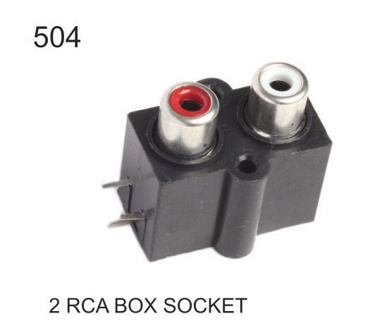 2 RCA BOX SOCKET