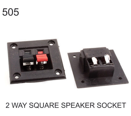 2 WAY SQUARE SPEAKER  SOCKET