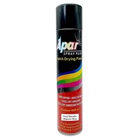 Apar Spray Paint Can Pearl Metallic Majistic Blue - 440 Ml | High Gloss, Corrosion Resistant, Durable Finish For Cars, Bikes, Metal, Wood & Artworks