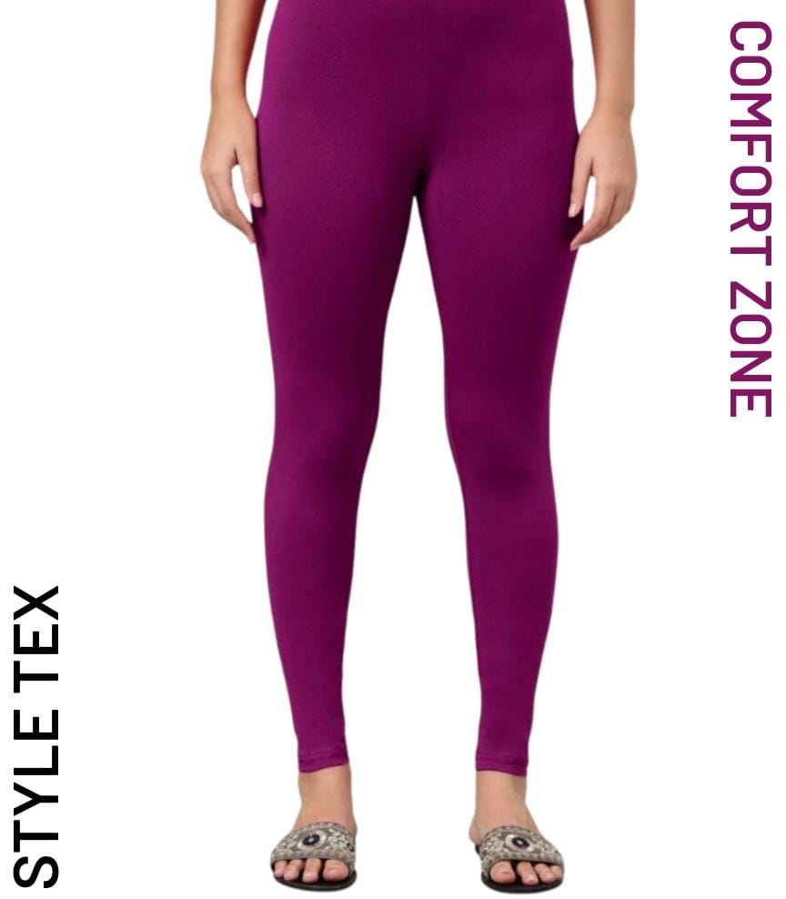 megenta full length leggings