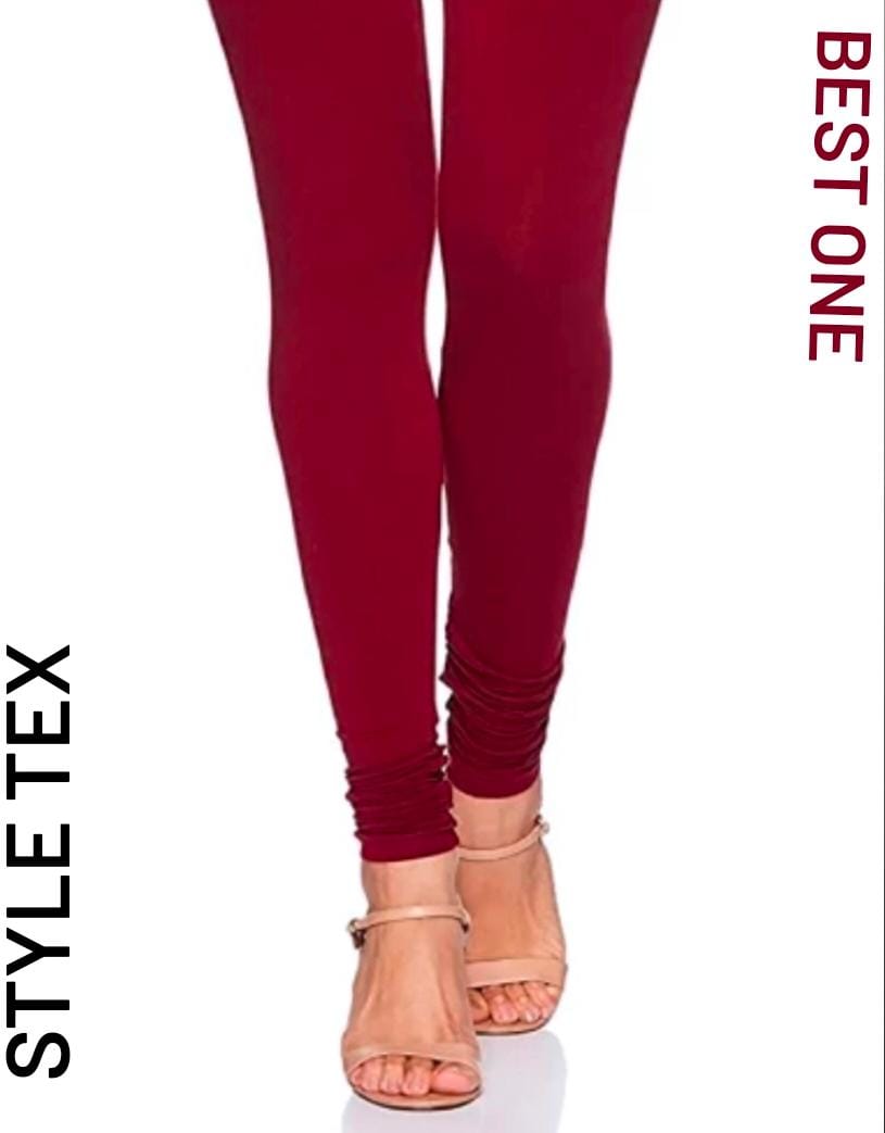 maroon full length leggings