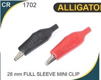 28 Mm Full Sleeve Mini Clips - Color: Black And Red