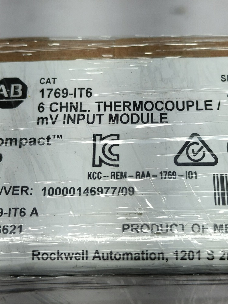 Allen Bradly 1769-it6 Input Module - New Factory Seal | High-performance Input Module With Multiple Channels For Enhanced Input Processing