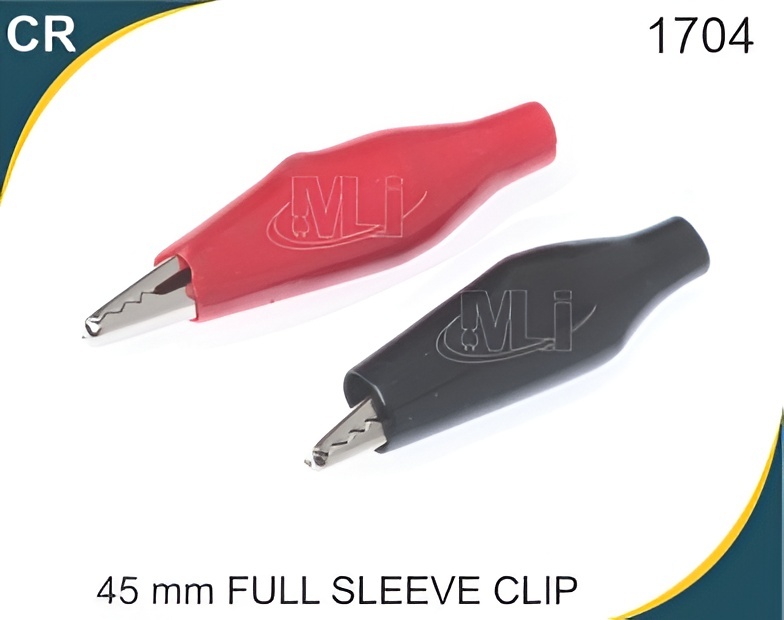 FULL SLEEVE ALLIGATOR CLIP 45 MM