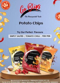 Goblips Tomato Chilli Potato Chips 10rs MRP Packet
