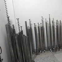 Stainless Steel Auger Screw - Color: Silver