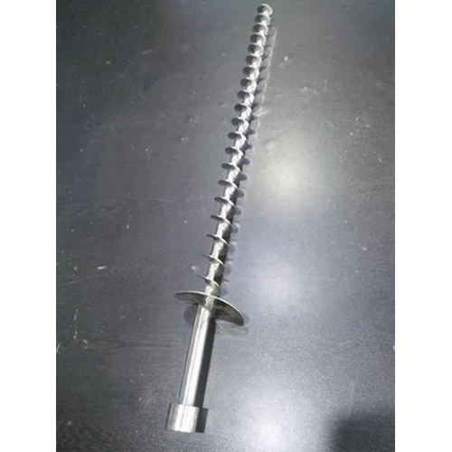 Conveyor Auger Screw - Color: Silver