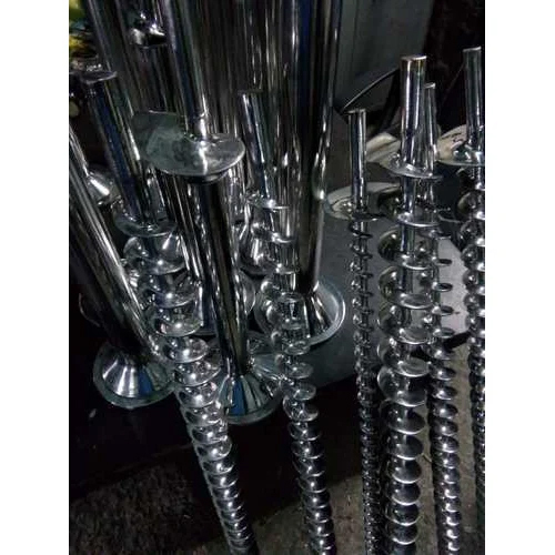 Solid Auger Screw - Color: Silver