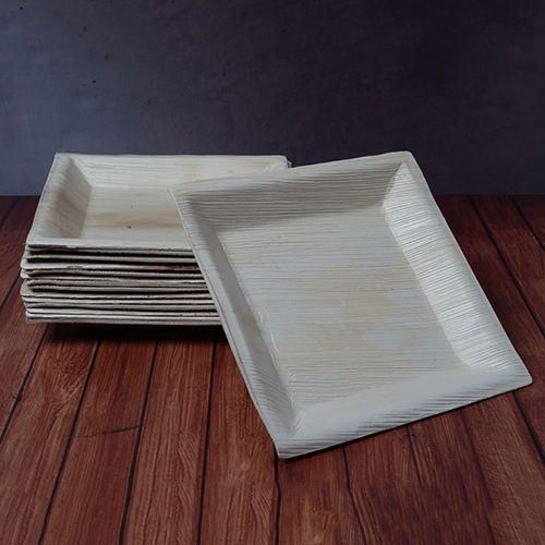 Areca Quadra Plate 7 Inch - Application: Food Items