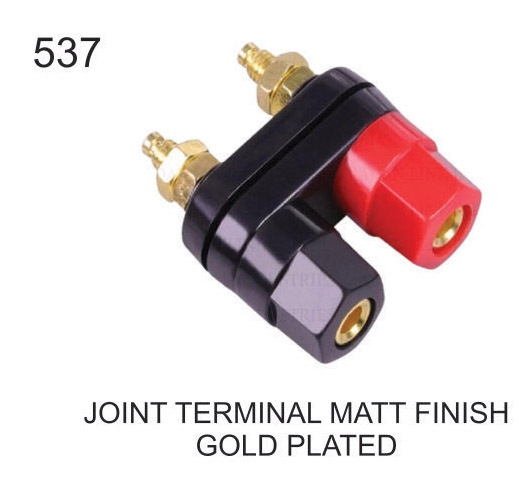 JOINT TERMINAL MATT FINISH GOLD PLATED