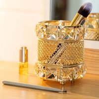 CherryBox Elegant Crystal Makeup Brush Holder Jewelry Organizer  Holder