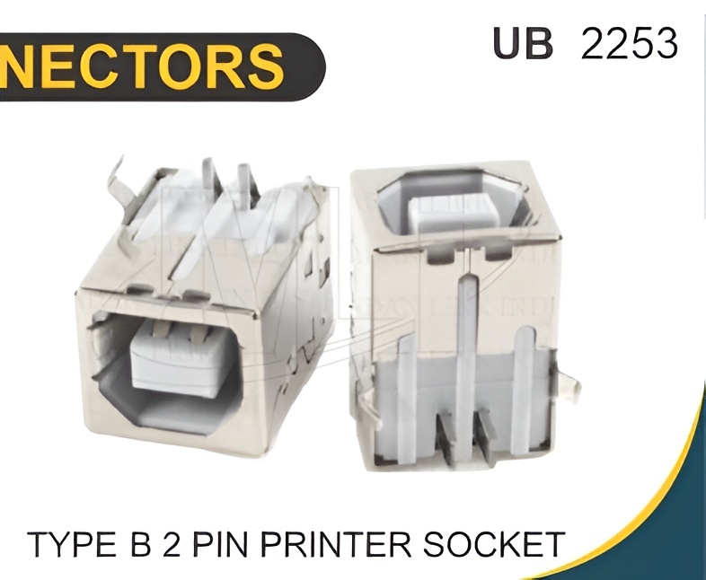 TYPE-B 2 PIN PRINTER SOCKET