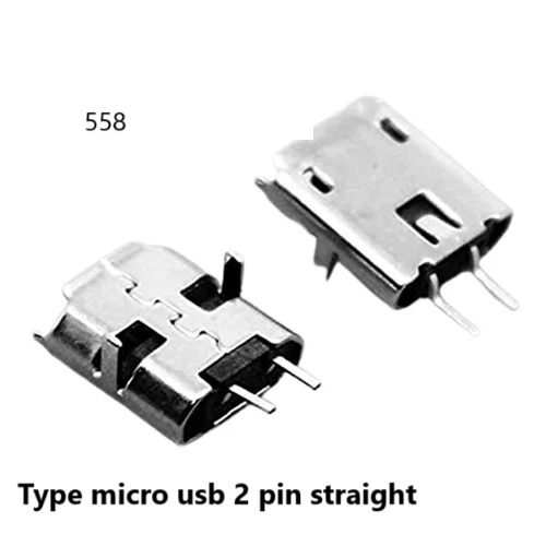 TYPE MICRO USB 2 PIN STRAIGHT