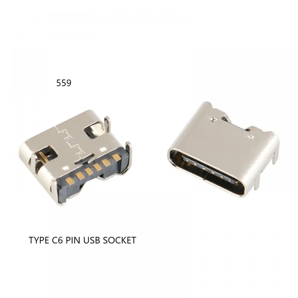 TYPE C6 PIN USB SOCKET