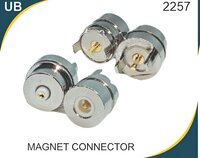 Magnet Connector - Copper, Standard Size, Round Shape, Cool Color Temperature, Ip40 Rated, Magnetic Electrical Connection For Toys 