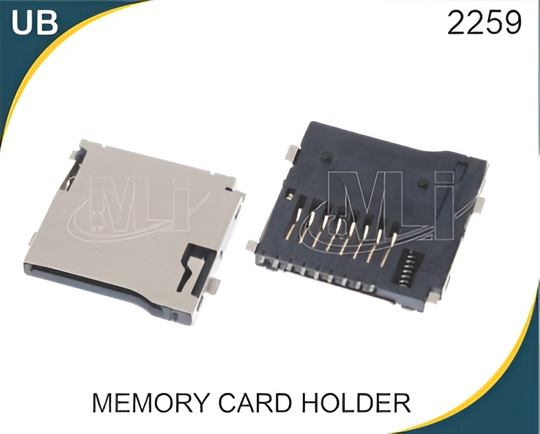 MEMORY CARD HOLDER - PVC Material, Black Color | Data Transfer, Peripheral Connectivity, Audio/Video Transmission, Power Delivery