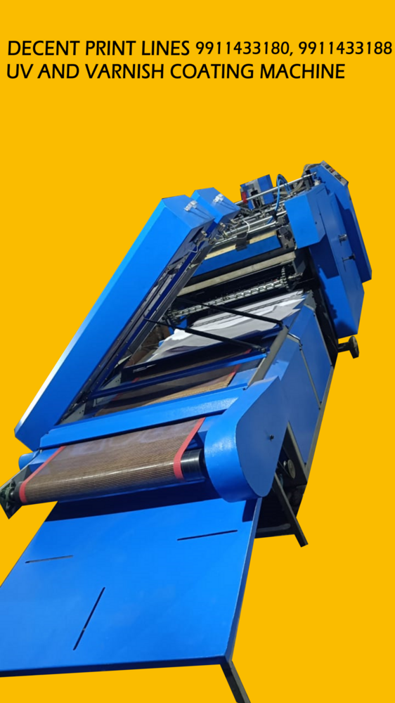 Uv And Aqua Varnish Coating Machine - Automatic Grade: Semi-automatic
