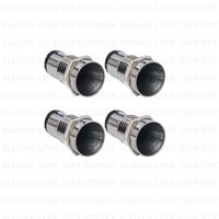 5MM LED HOLDER CHROME PLATED OPEN TYPE LONG