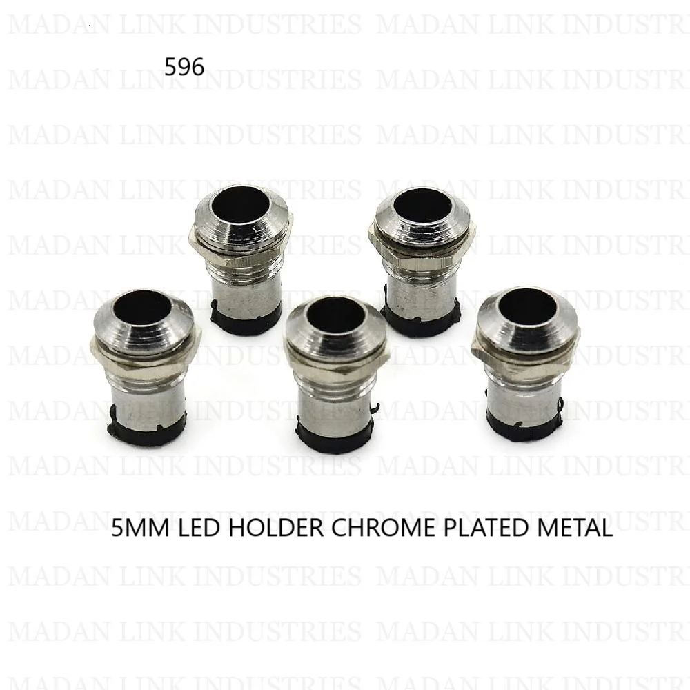 5Mm Led Holder Chrome Plated Metal