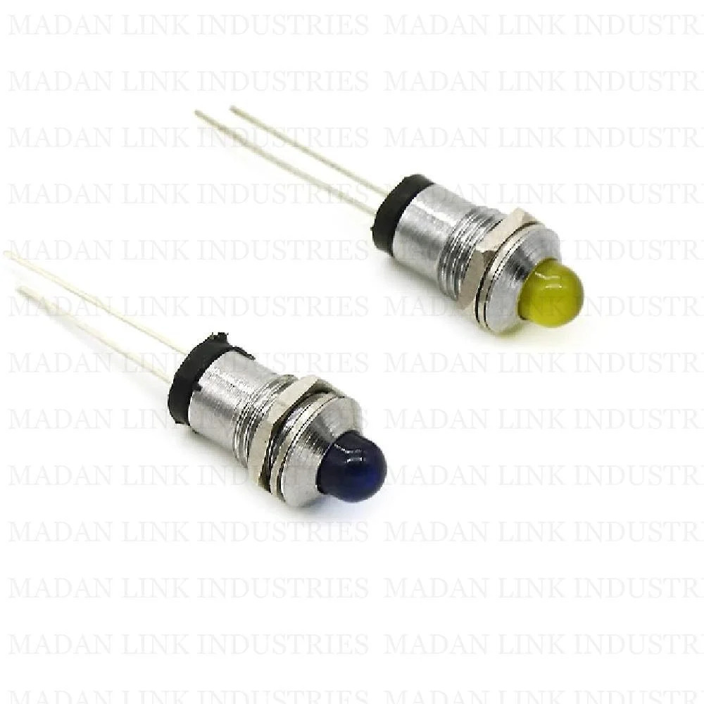 5MM LED HOLDER CHROME PLATED METAL