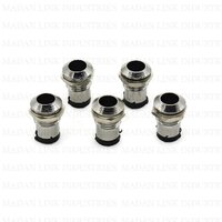 5MM LED HOLDER CHROME PLATED METAL
