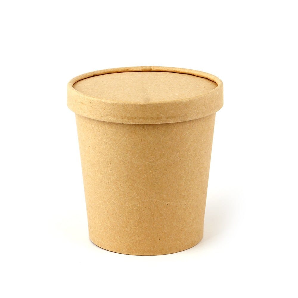 Paper food container - Kraft - 500 ml 