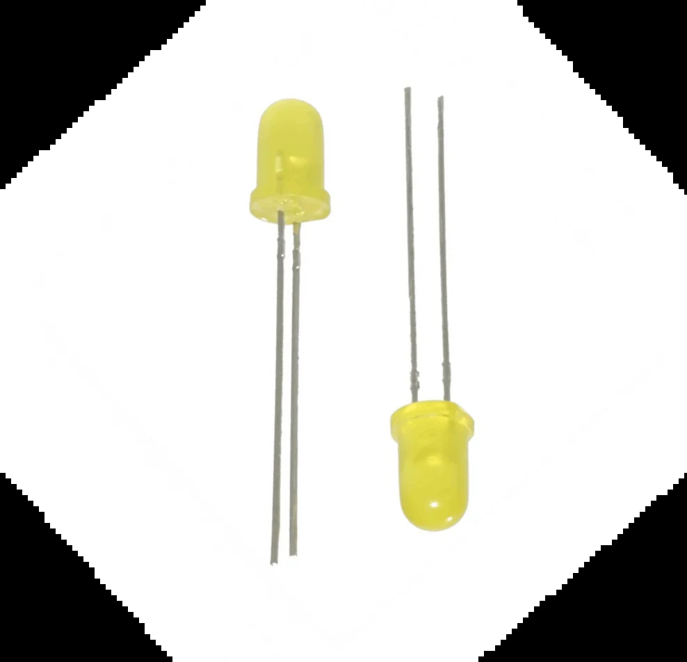 5mm Yellow Led - Length: 5 Mm Millimeter (Mm)