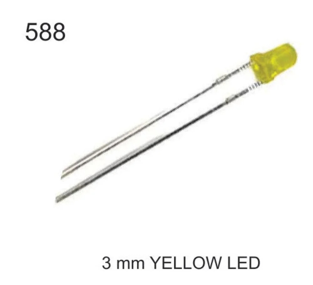 3mm LED-YELLOW  COLOUR
