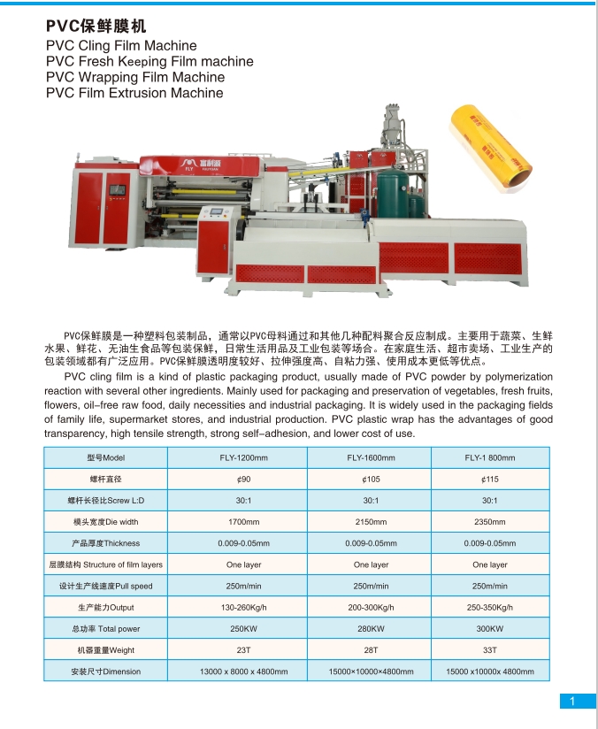 PVC Cling Film  Machine