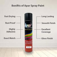 Apar Spray Paint Can CANDY CHERRY/APPLE RED-440 ML, For Bicycle, Bike, Cars, Home, Wood, Metal, Furnitures, Art and craft Painting
