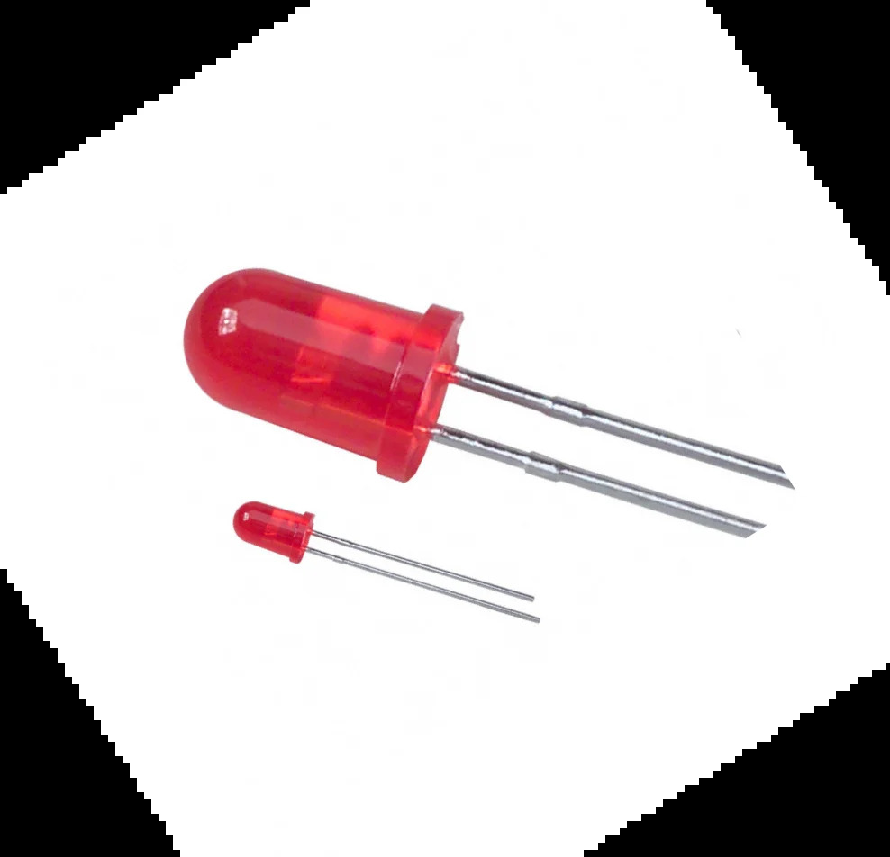 5 Mm Red Led - Material: Plastic