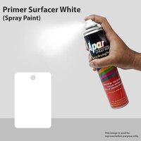Apar Spray paint Primer Surfacer White -440 ml, For Car, Bike,Scooty, Cycle, Wood, Plastics and Metal Items, Furnitures and industrial parts