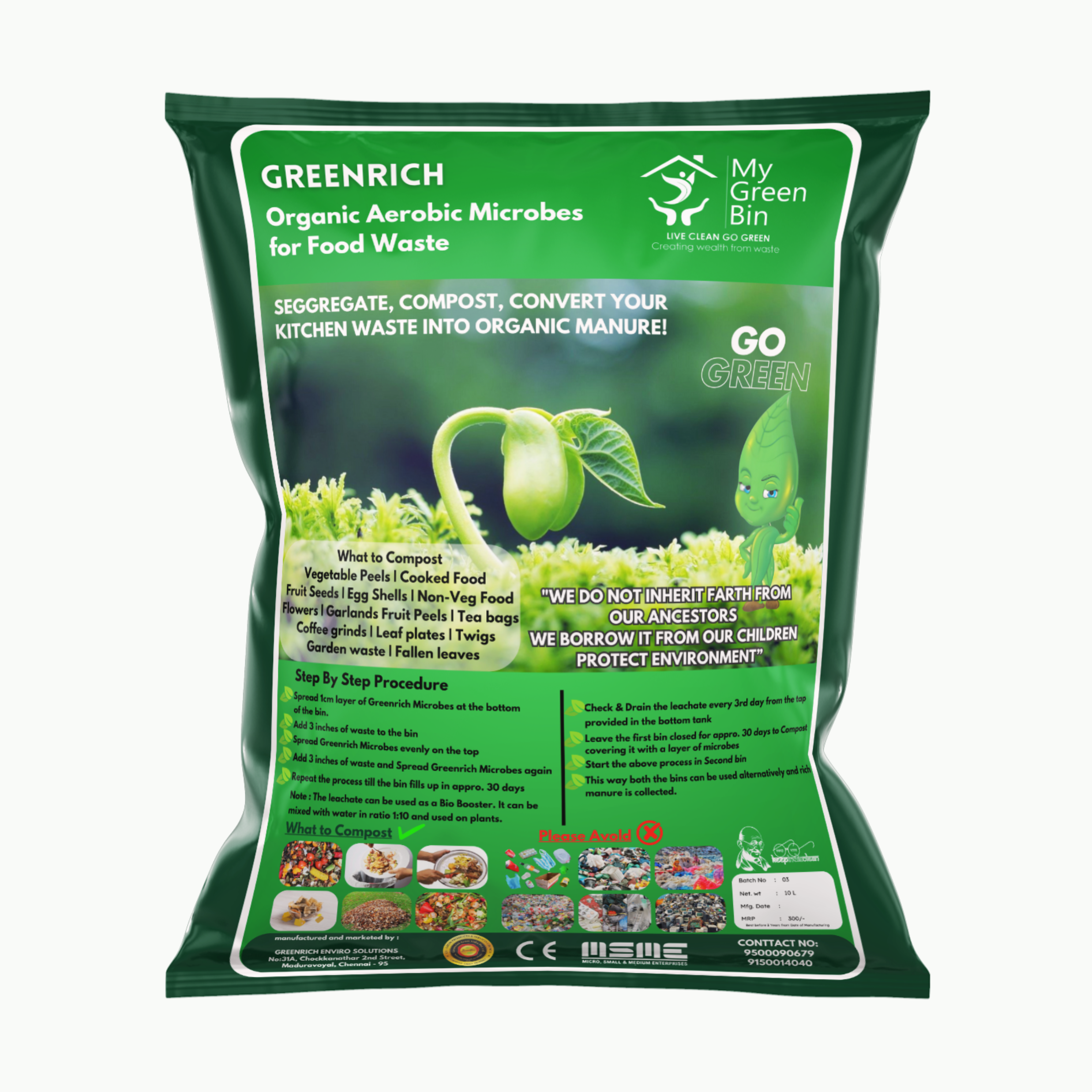 GRM 10 - 10 Ltr My Green Microbes