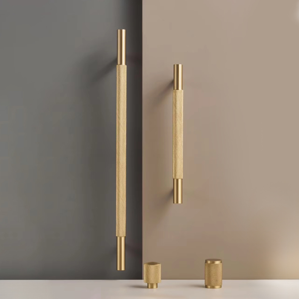 Rio Brass Knurling Cabinet Handle A Best For Kitchen Cabinet Handle, Drawer Pulls, Wardrobe Pulls