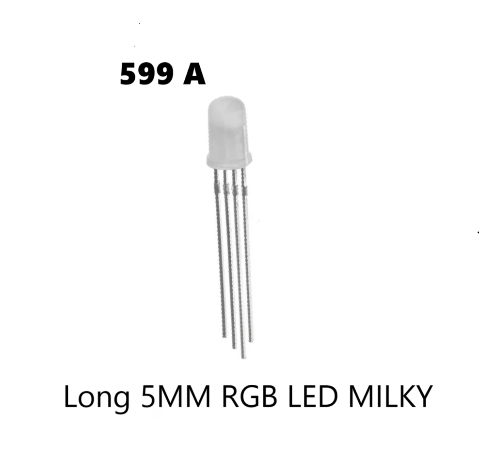 Long 5MM RGB LED MILKY