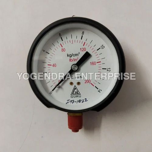 H Guru SS Pressure Gauge