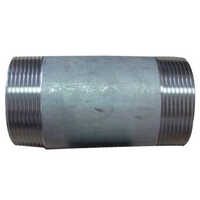 Gi C Class Barrel Nipple - Iron, 1/2 Inch Size | Galvanized Surface Treatment, Round Shape, Hot-rolled Technics For Enhanced Durability