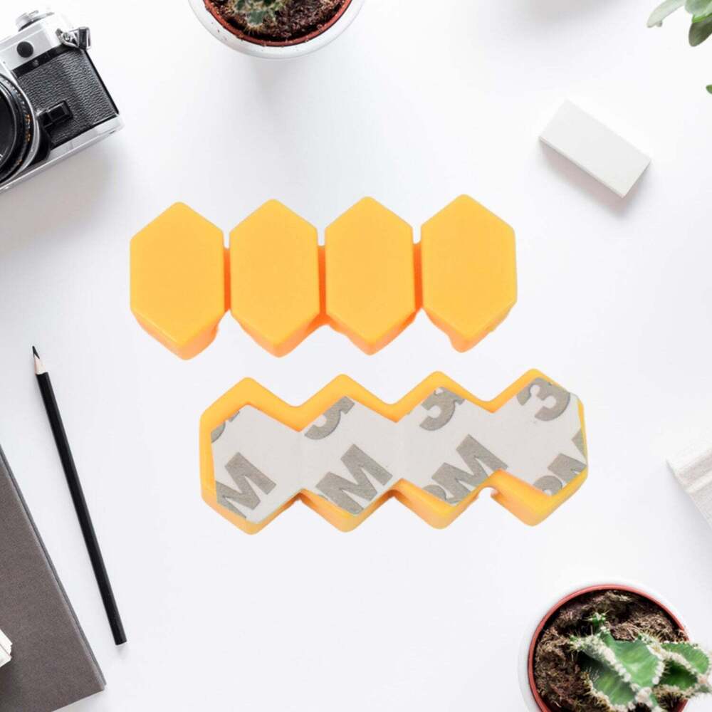 Self Adhesive Hooks For Cable Clips, Desktop Cable Organizer (6 Pcs Set / Mix Design) - Application: As Per Product Requirement