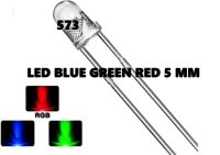 Led Blue Green Red 5 Mm - Input Voltage: 1.8 - 2.4 Volt (v)