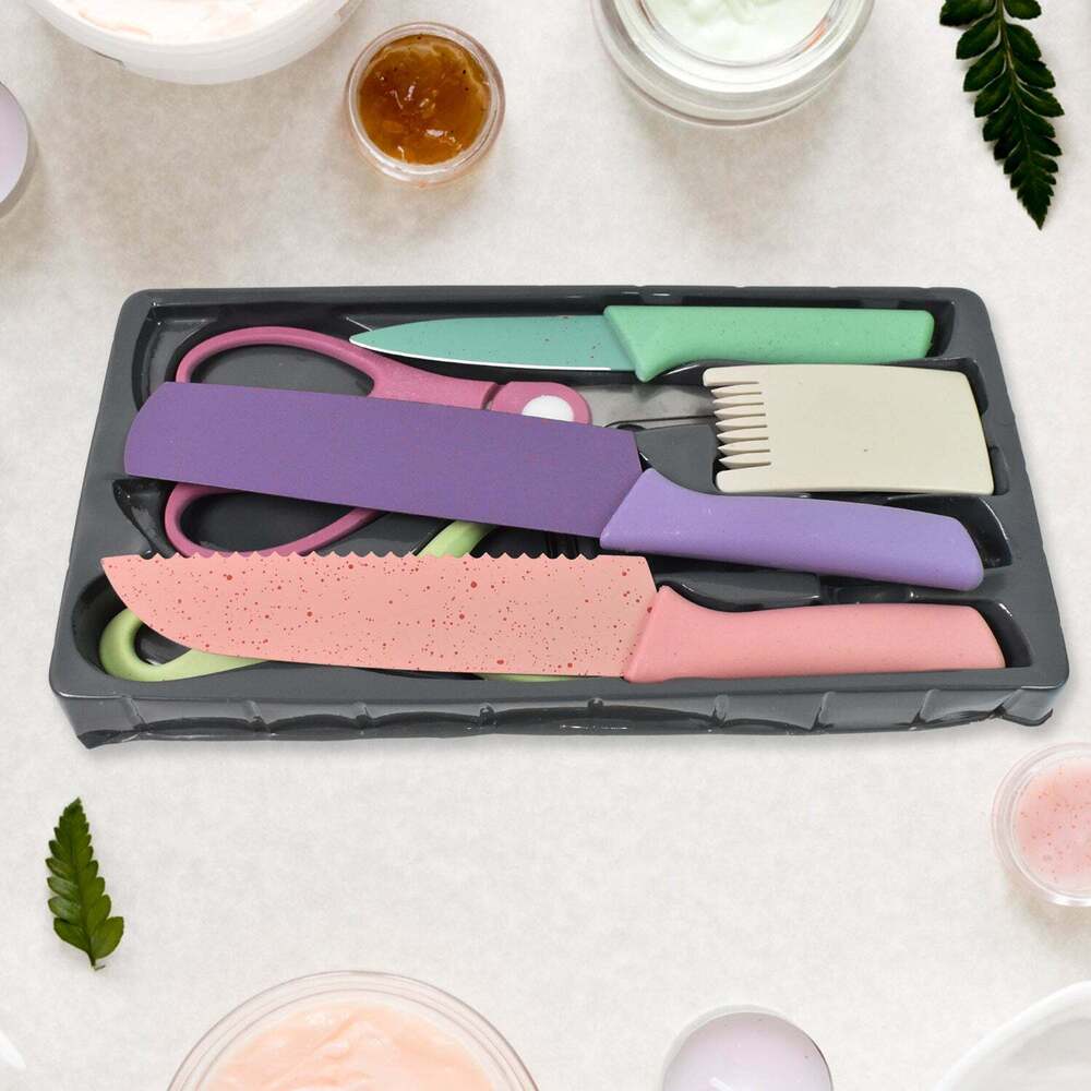 Professional Colorful Kitchen Knives Sets