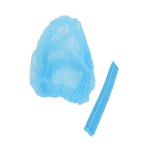 Non Woven Disposable Head Cap - Color: Blue