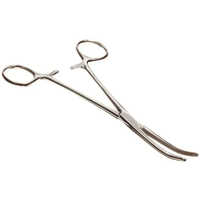 Curved Haemostat - Stainless Steel, Manual Operating Type Scissors | Precision Clamping for Surgical Kits, Portable Design for Versatile Use