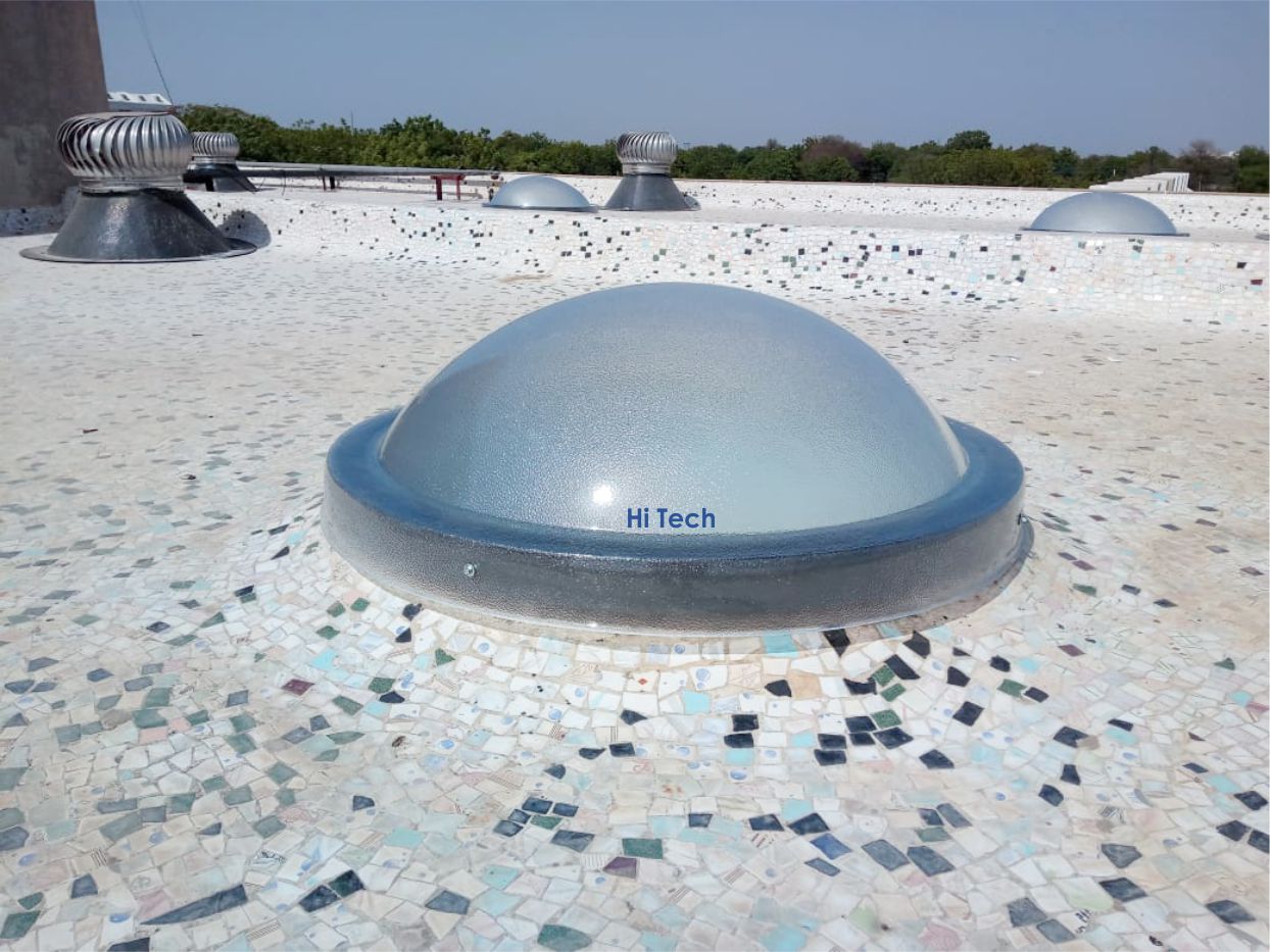 Natural Light Polycarbonate Round Dome