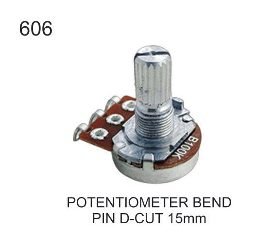 IMPORTED POTENTIOMETER BEND PIN D CUT 15 MM