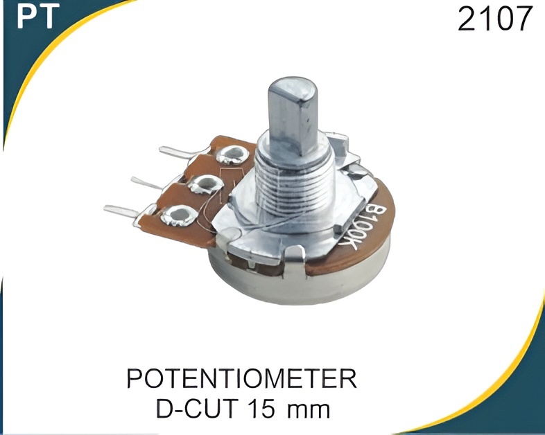 POTENTIOMETER D-CUT 15MM