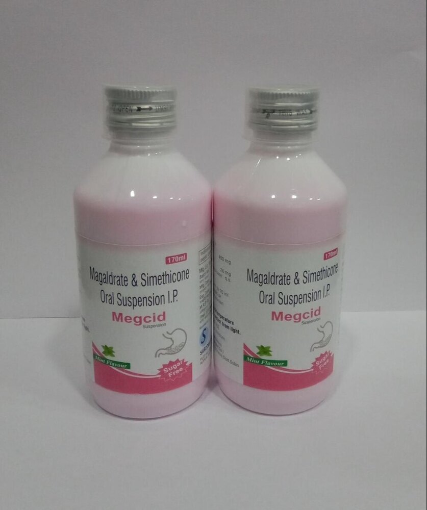 Magaldrate 480mg+Simethicone 20mg+Domperidone 10mg Suspension (Sugar Free-Mango flv)