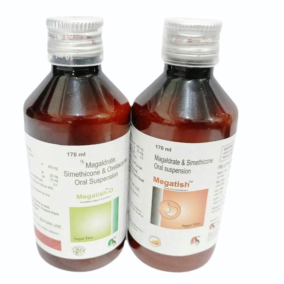 Magaldrate 480mg+Simethicone 20mg+Oxetacaine 10mg SUSPENSION (Sugar Free-Mango flv) (Sugar Free)